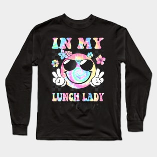 In My Lunch Era Groovy Retro Back To School Long Sleeve T-Shirt